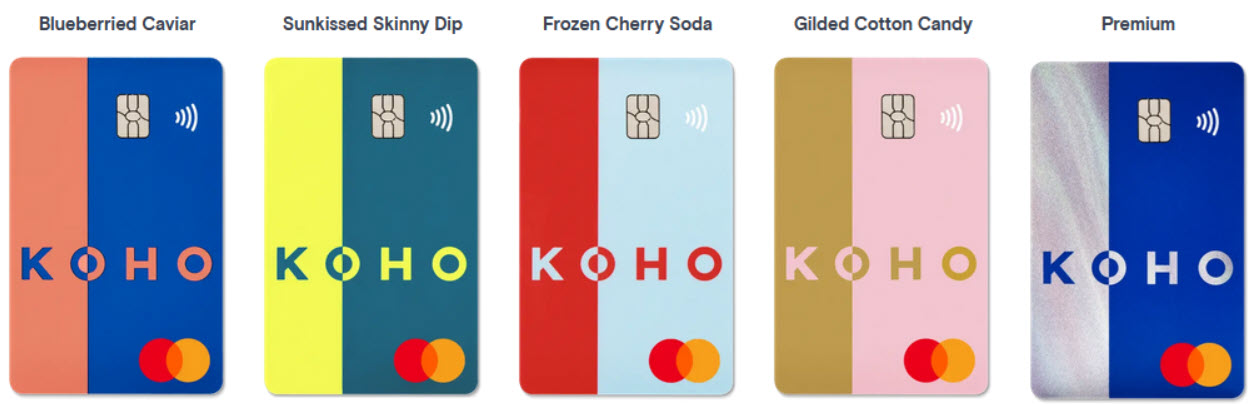 Koho Prepaid Mastercard Options