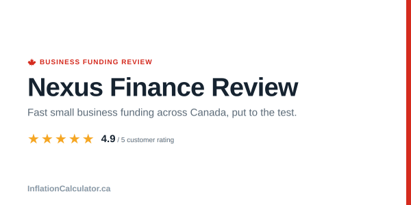 Nexus Finance review, Canadian small business funding